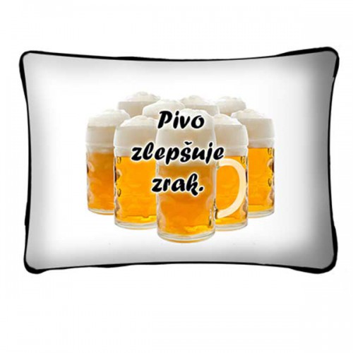 Polštář - Pivo zlepšuje zrak (P034CZ) na lawli.cz
